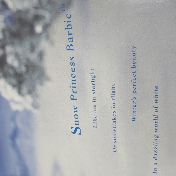 Mattel Enchanted Seasons Snow Princess Barbie #11875 NRFB First in Series 1994 - Picture 4 of 10